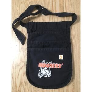 B86 #3 Hooters Girl Worn Rare Vintage Uniform Black Money Pouch w/Hootie the Owl